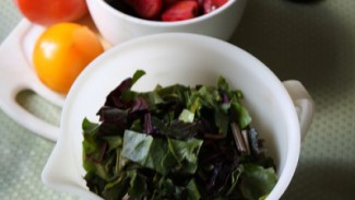 Sauteed Beet Greens with Pine Nuts 