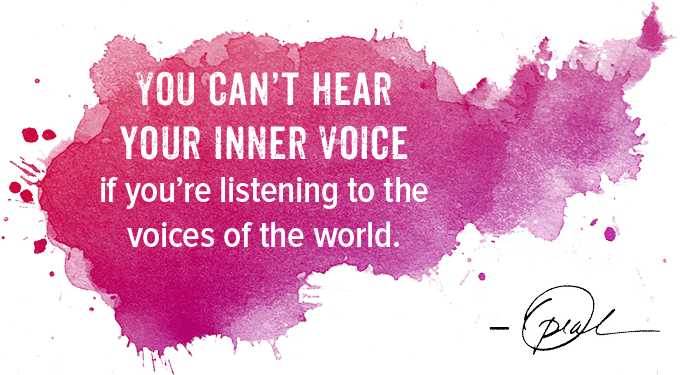 Your Inner Voice Oprah