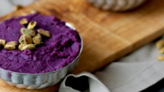 Cardamom Mashed Purple Sweet Potatoes 
