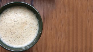 Lavendar Mushroom Blender Latte 